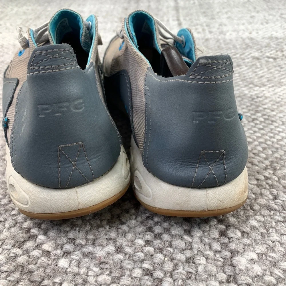 Columbia PFG Bahama Vent Boat Shoes Mens 12 Grey Blue BM0099-053
